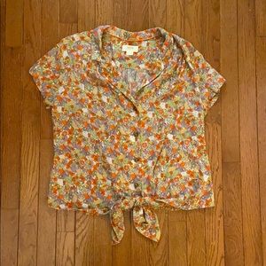Maeve by Anthropologie Button Down Top